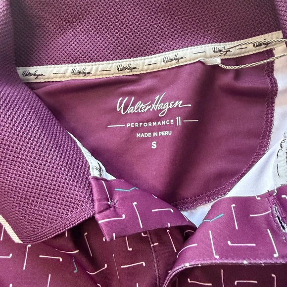 NWT Men's Walter Hagen Golf Performance 11 Short Sleeve Golf Polo Size Small - Picture 5 of 5